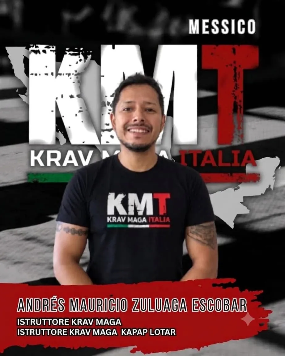 Andrés Mauricio Zuluaga Escobar — Istruttore Krav Maga · Istruttore Krav Maga KAPAP LOTAR, Messico