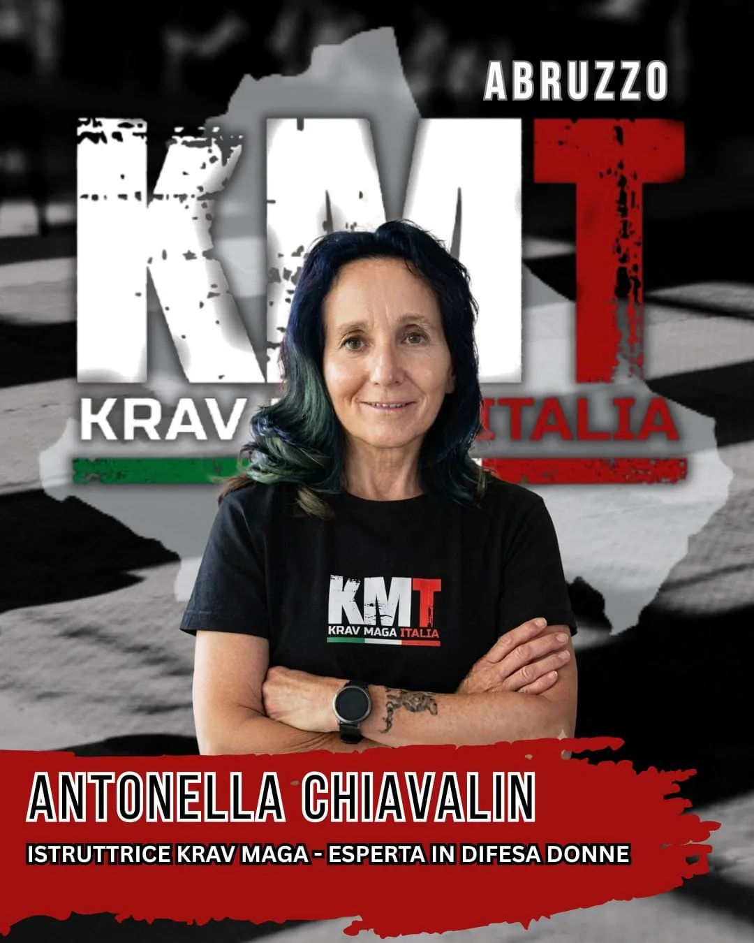 Antonella Chiavalin — Istruttrice Krav Maga · Esperta in difesa donne, Abruzzo