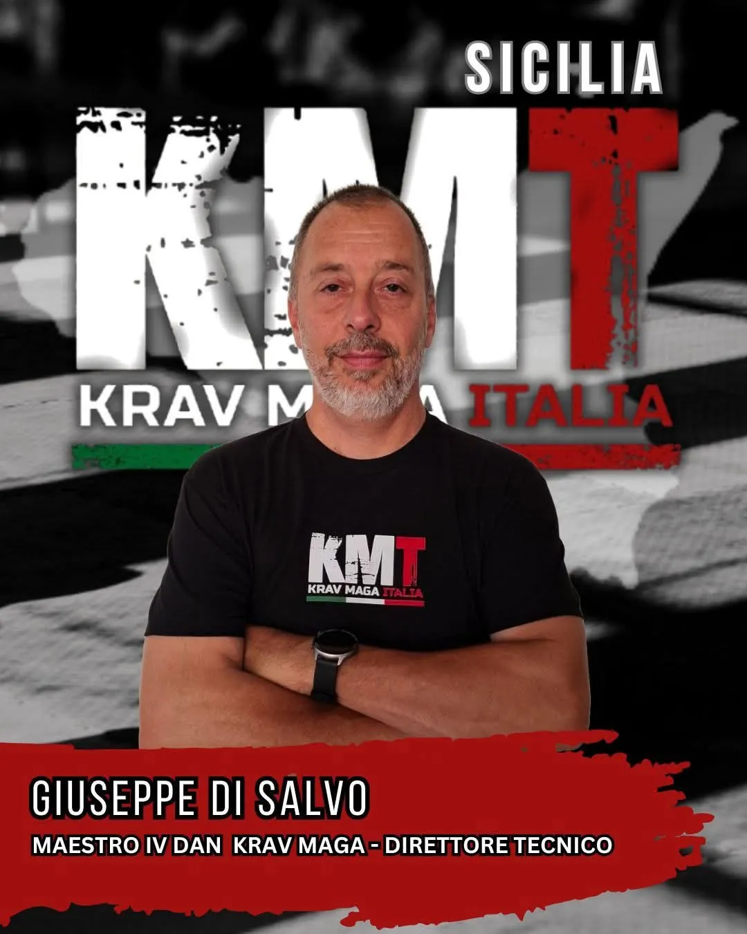 Giuseppe Di Salvo — Maestro IV Dan Krav Maga · Direttore Tecnico, Palermo · Sicilia